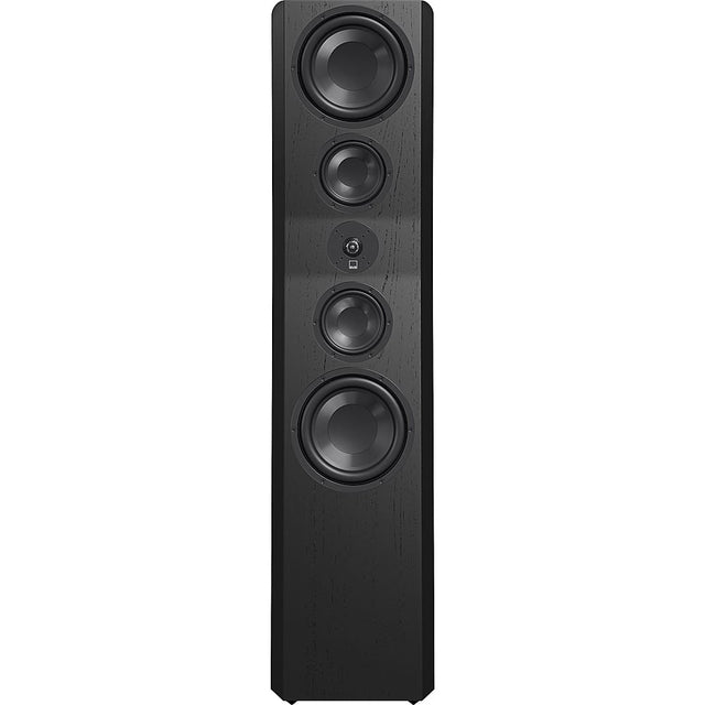 Front. SVS - Ultra Evolution Pinnacle 3-Way Floorstanding Speaker (Each) - Black Oak Veneer.