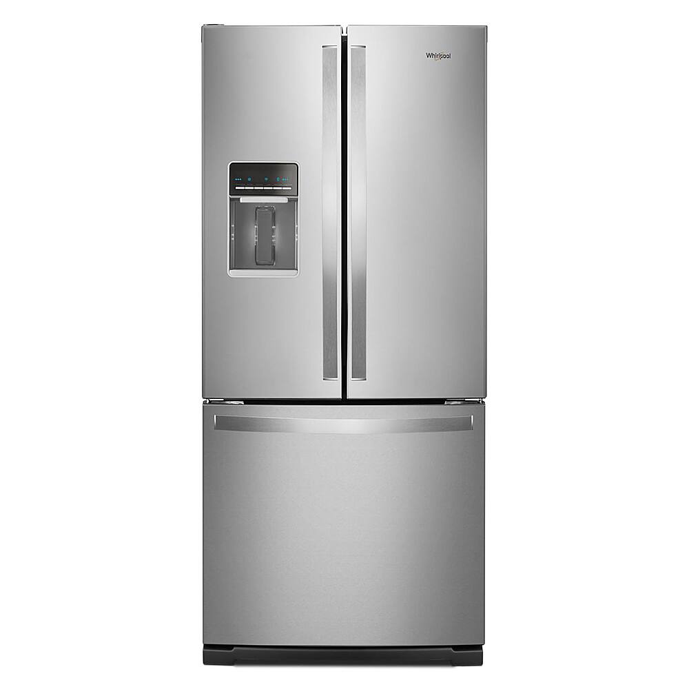 Whirlpool - 19.7 Cu. Ft. French Door Refrigerator - Stainless Steel