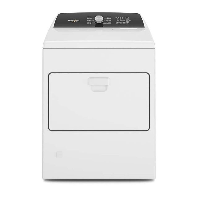 Front. Whirlpool - 7.0 Cu. Ft. Gas Dryer with Moisture Sensing - White.