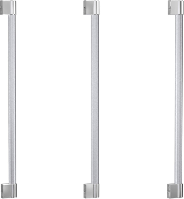Front. Thermador - Professional Series Handle Kit for Thermador 36" Bottom Mount Refrigerators - Stainless Steel.