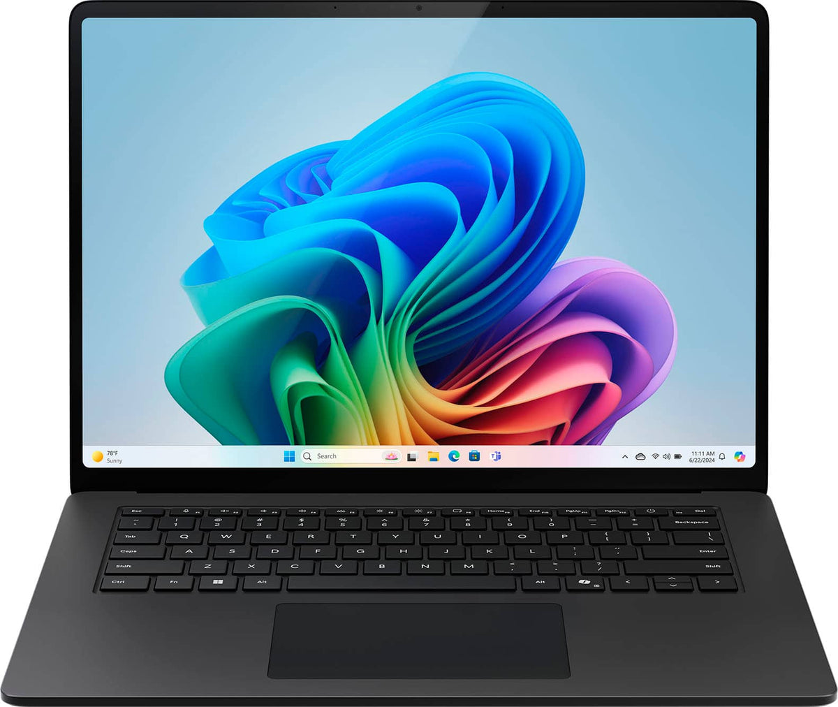 Microsoft - Surface Laptop - 15" 2K Touchscreen - Snapdragon X Elite 2024 - 32GB Memory - 1TB Storage (7th Ed) - Copilot+ PC - Black