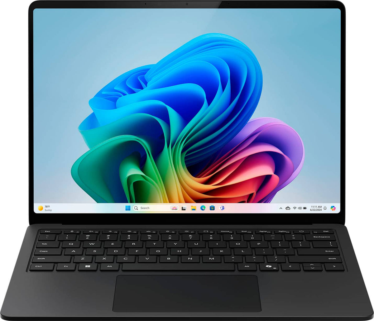 Microsoft - Surface Laptop - 13.8" 2K Touchscreen - Snapdragon X Plus 2024 - 16GB Memory - 512GB Storage (7th Ed) - Copilot+ PC - Black