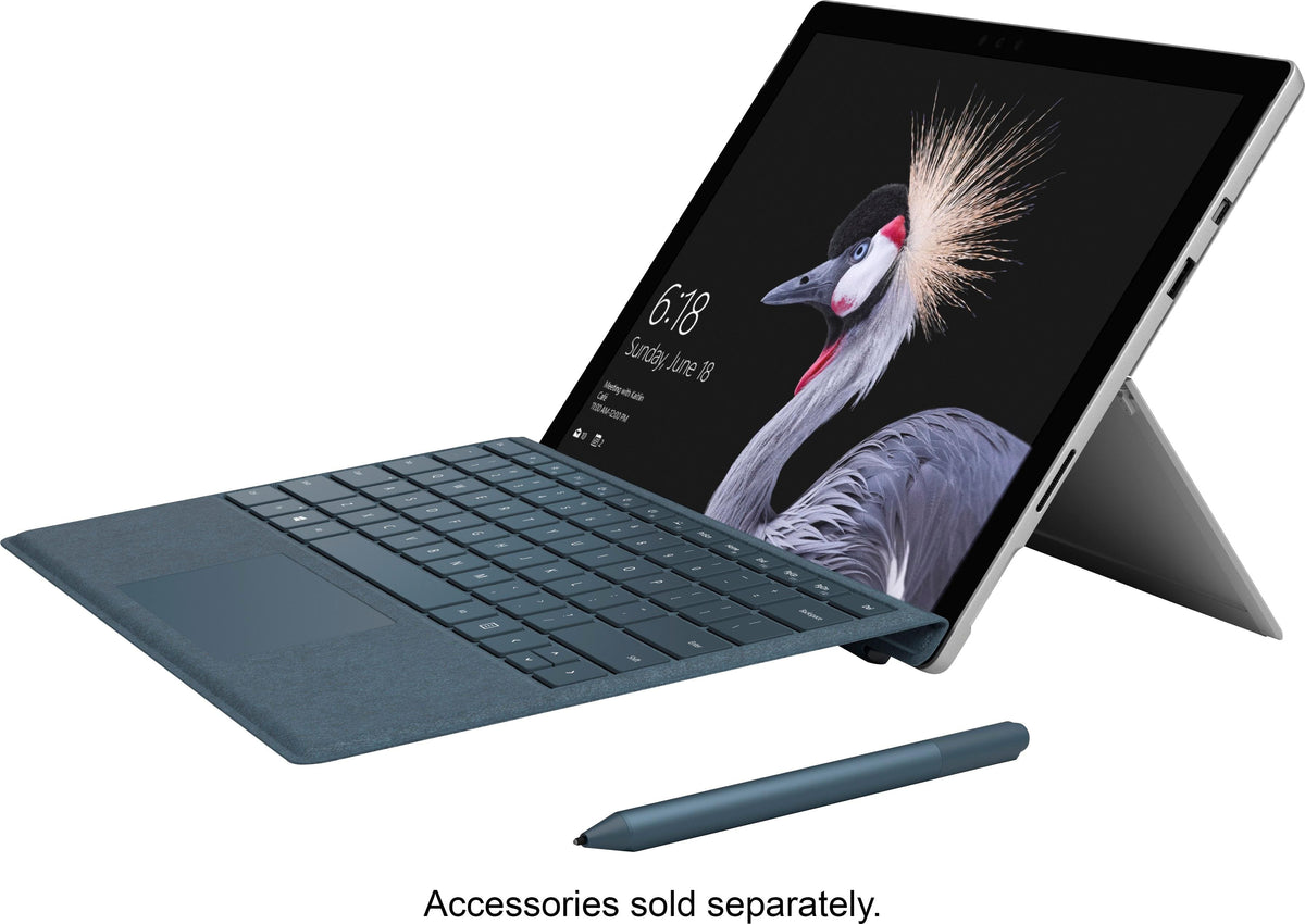 Microsoft - Geek Squad - Refurbished Surface Pro – 12.3” Touch-Screen – Intel Core i7 – 16GB Memory - 512GB Solid State Drive (Fifth Generation) - Silver