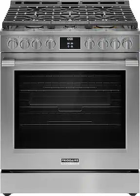 Frigidaire - Professional 30 in Wide 6 burners 6.0 Cu. Ft. Slide-In Total Convection Range with Air Fry