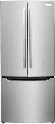 Frigidaire - Gallery 30 in. Wide 20 Cu. Ft. French Door Standard-Depth Refrigerator with Internal Water Dispenser