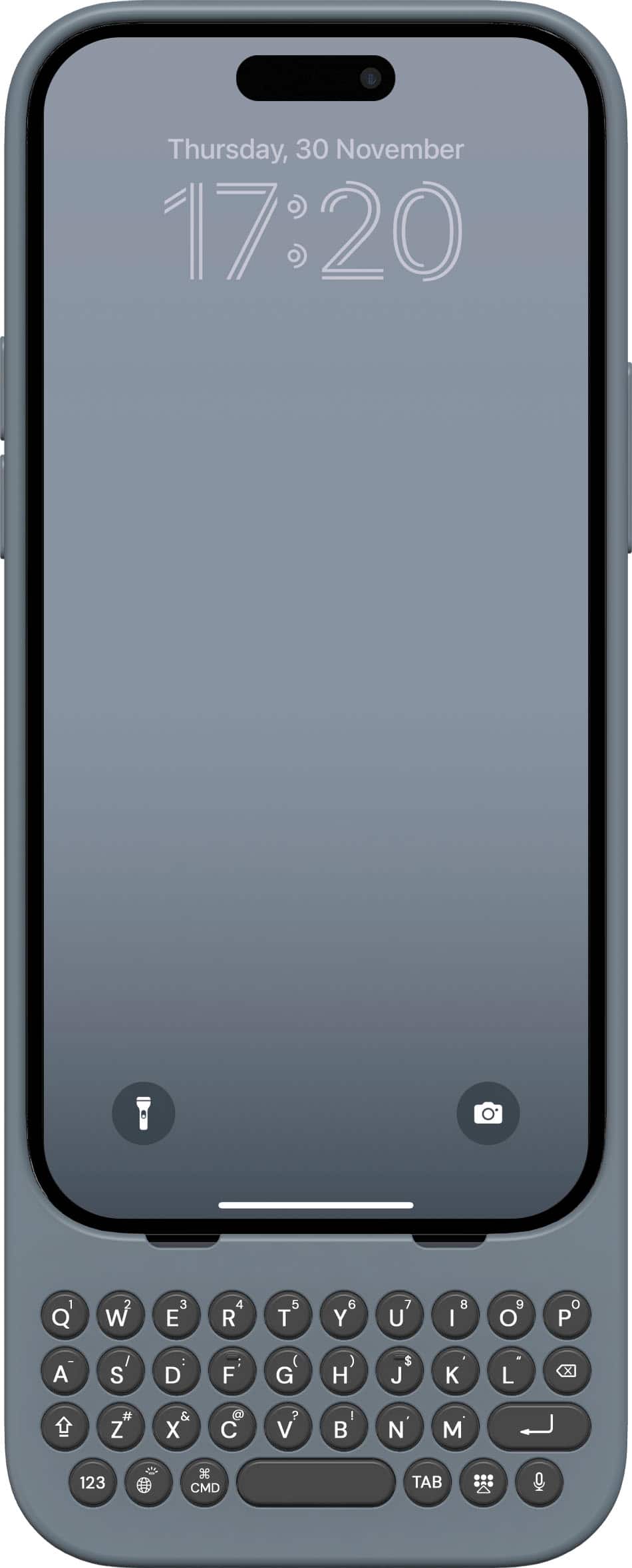 Clicks - Keyboard for Apple iPhone 14 Pro - London Sky