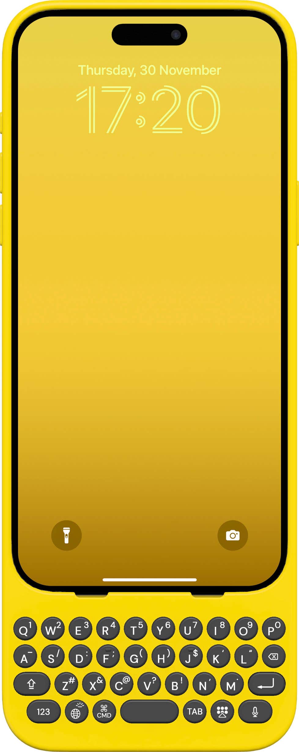 Clicks - Keyboard for Apple iPhone 14 Pro Max - BumbleBee