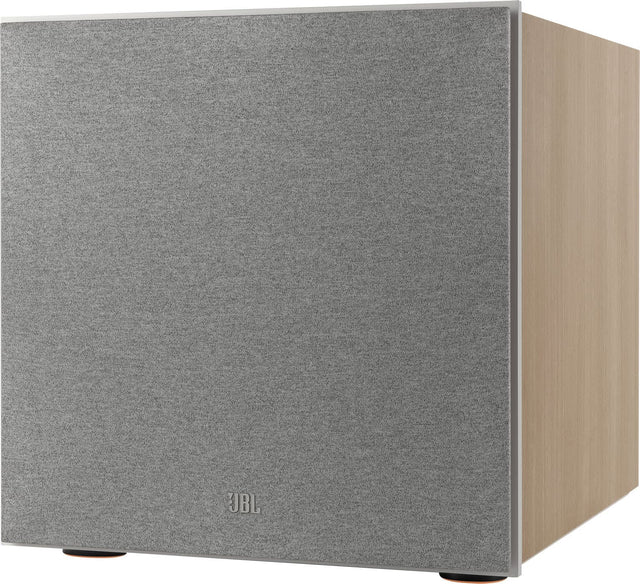 Front. JBL - Stage 220P 12-Inch Powered Subwoofer - Latte.