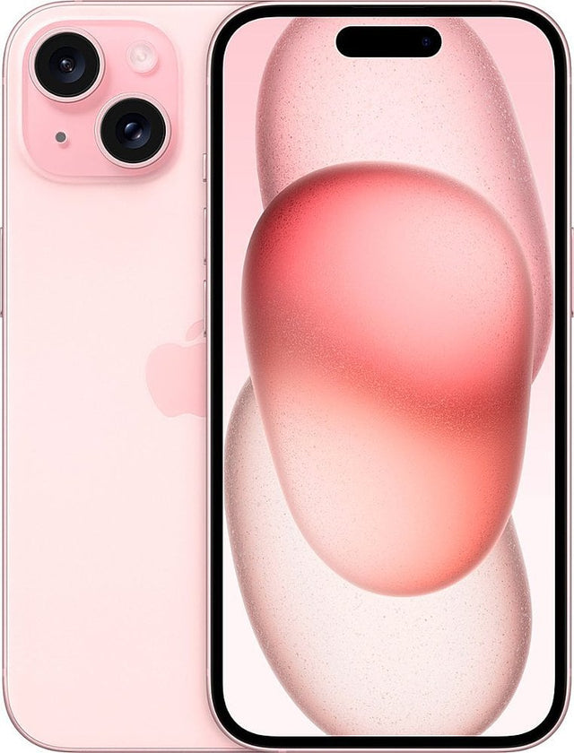 Front. Apple - Pre-Owned iPhone 15 Plus 5G 128GB (Unlocked) - Pink.