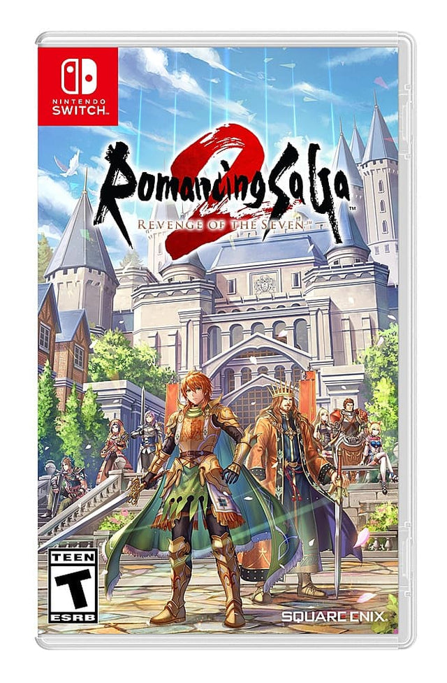 D NINTENDO SWITCH. Asil REVENGE OF THE SEVEN SAM TM TEEN T ESRB SQUARC ENIX.