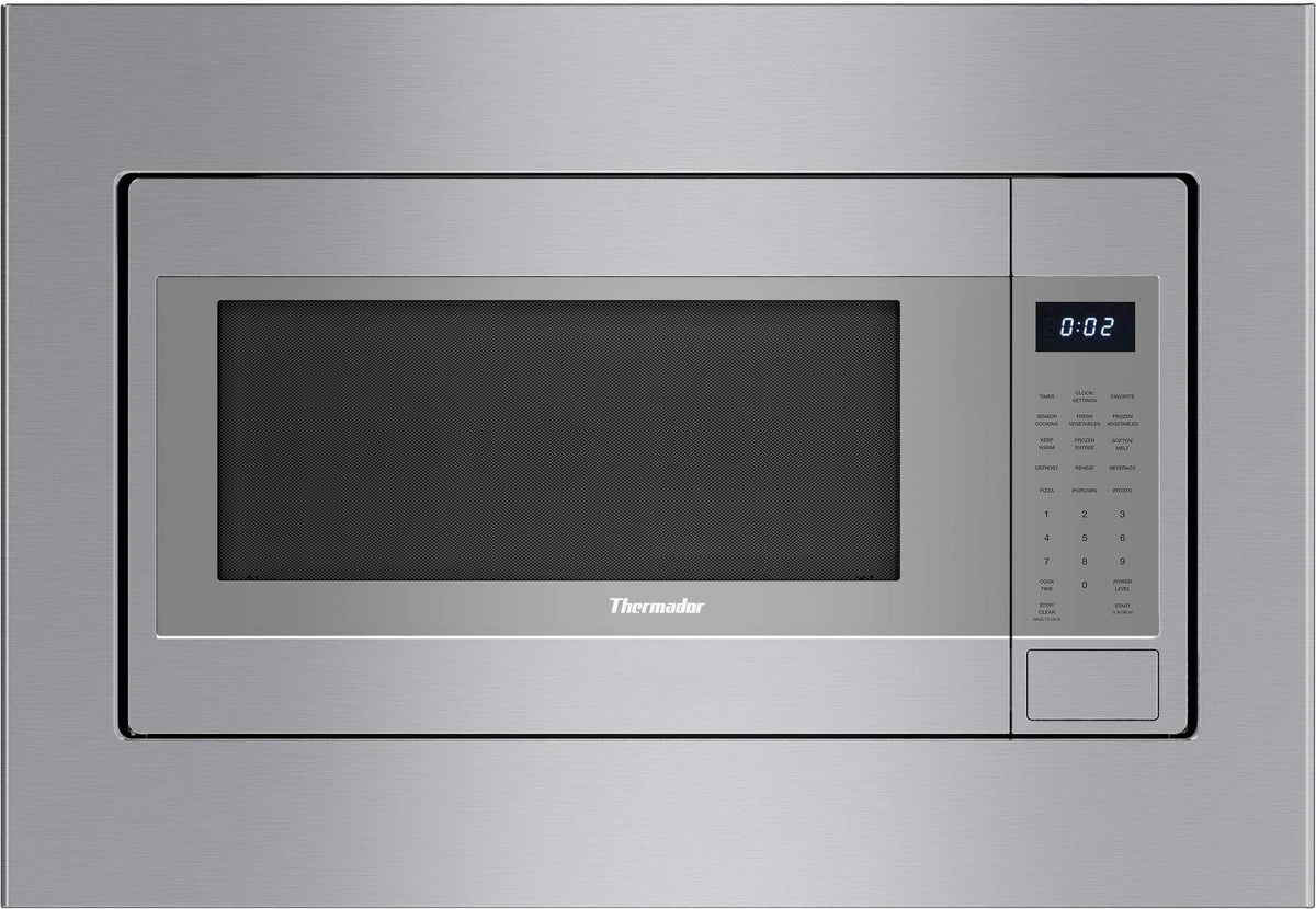 Thermador - Masterpiece Series 2.1 Cu. Ft. Built-In Smart Microwave with Sensor Cooking - Stainless Steel