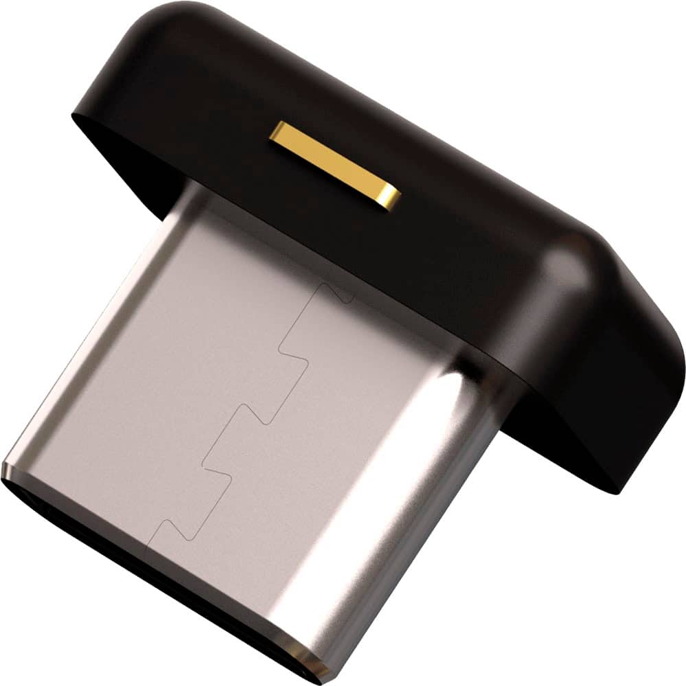 Yubico - YubiKey 5C Nano - Two-Factor authentication (2FA) Security Key, Connect via USB-C, Compact Size, FIDO Certified - Black