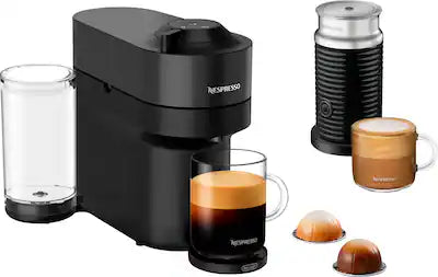 Nespresso - Vertuo Pop+ Coffee and Espresso Maker by De'Longhi with Milk Frother