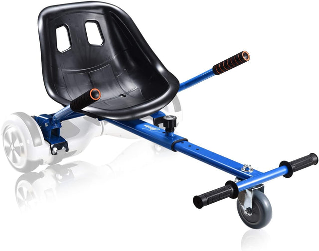 Front. Glarewheel - GlareWheel Hoverboard Attachment HoverKart P4 Blue - Blue.