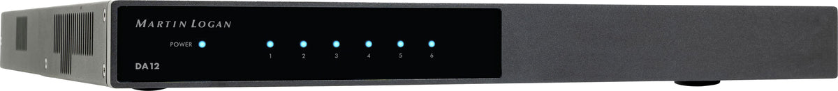 MartinLogan - DA12, 1000W, 12-Channel Distribution Amplifier - Black
