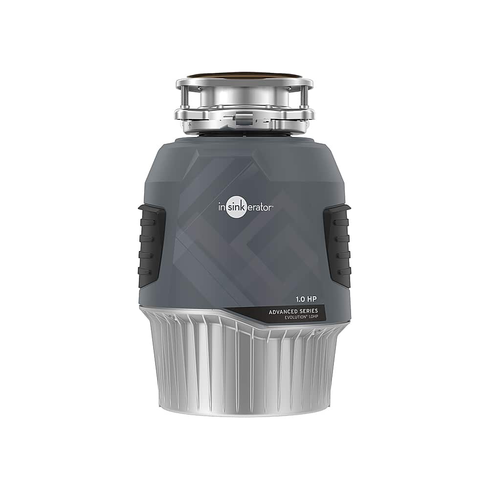 InSinkerator - Evolution Series 1 HP Continuous Feed Garbage Disposer with Power Cord - Gray