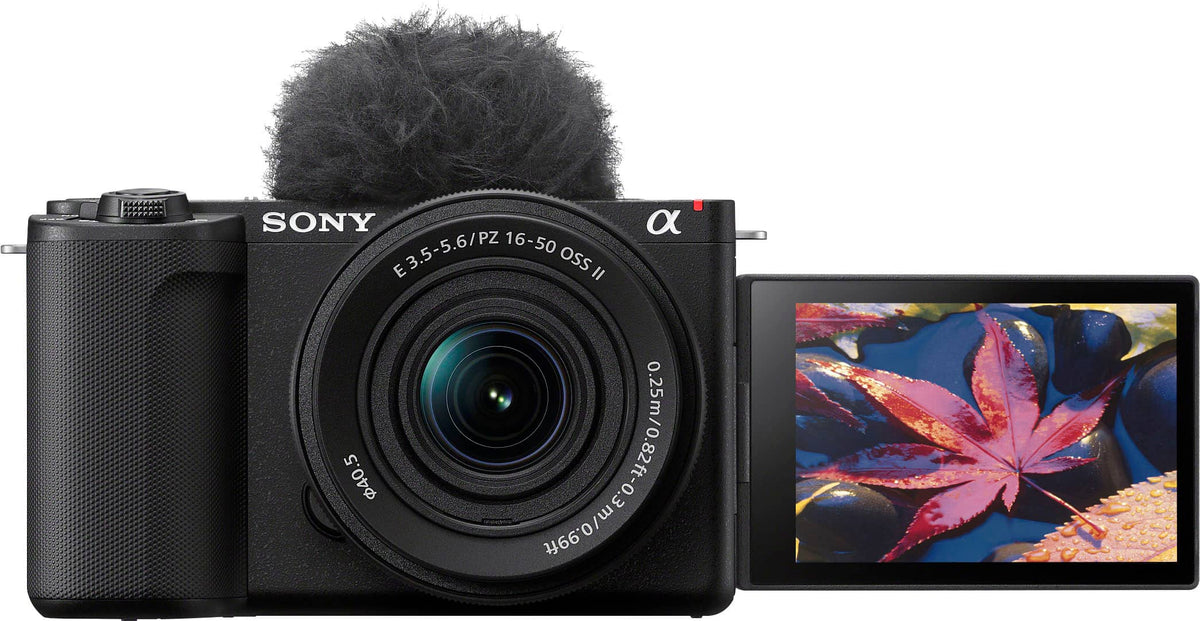 Sony - Alpha ZV-E10 II Mirrorless Content Creators’ Camera Kit with 16-50mm OSS II Lens - Black