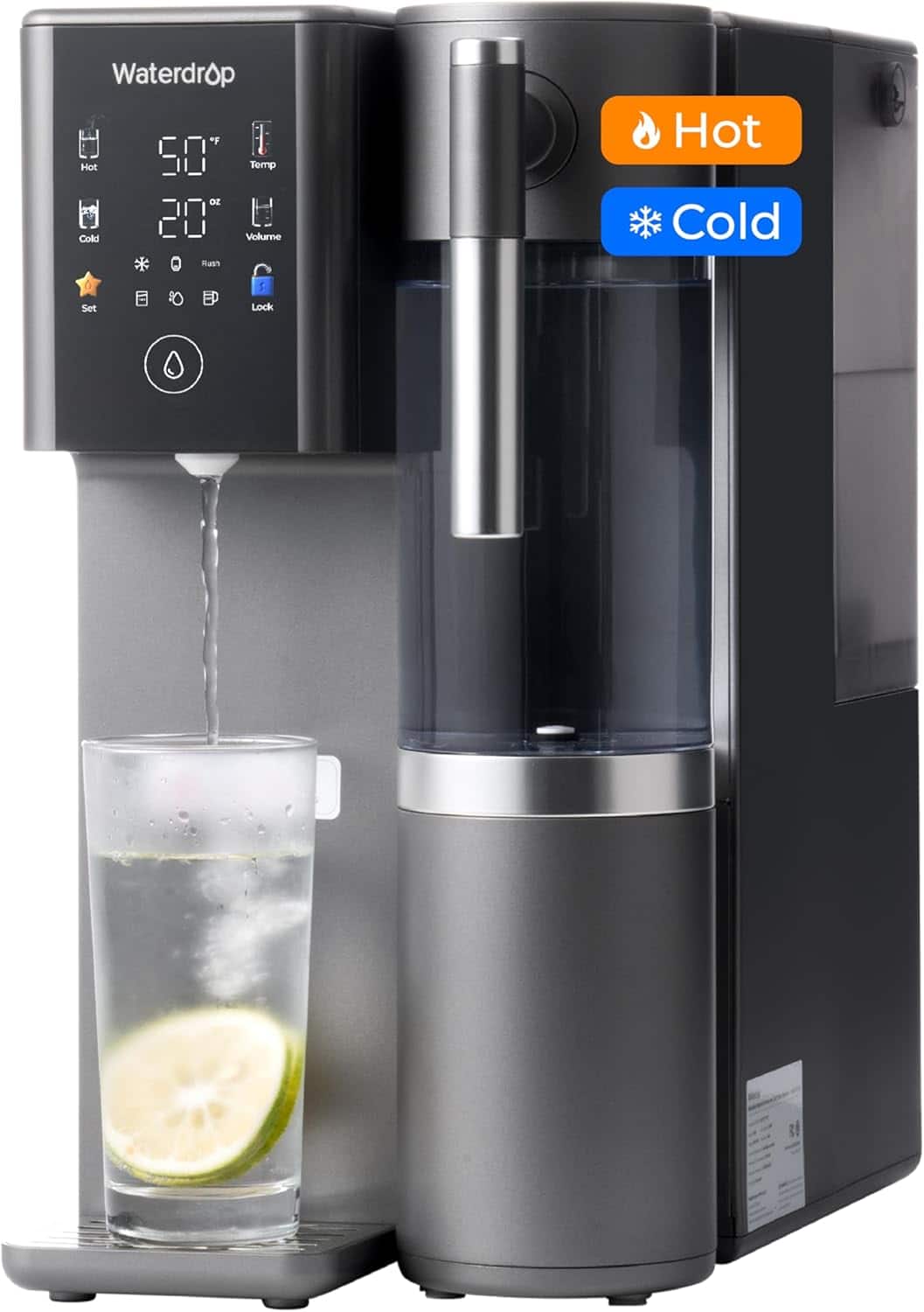 Waterdrop - WD-A2 Countertop Reverse Osmosis System - Black