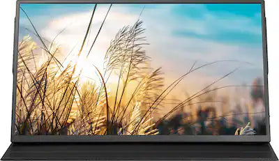 Insignia™ - 15.6" LED FHD Portable Monitor (Mini HDMI, USB-C)