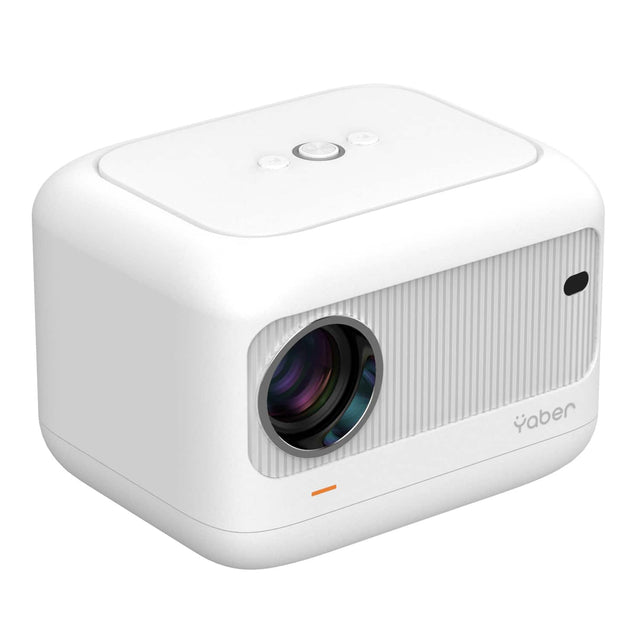 Front. Yaber - Yaber Cck02204 E1 1080p Mini Home Theater Projector - White.