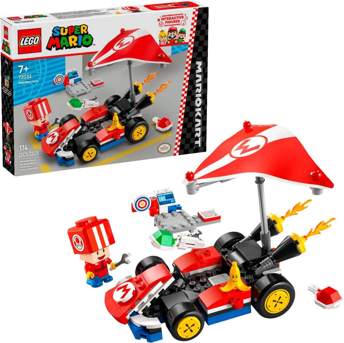 LEGO - Super Mario: Mario Kart Standard Kit Building Toy 72032