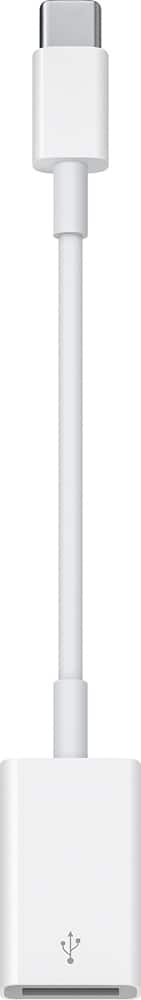 Front. Apple - USB-C-to-USB Adapter - White.