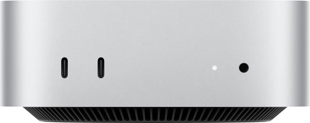 Front. Apple - Mac mini Desktop - M4 Pro chip - Built for Apple Intelligence - 24GB Memory - 512GB SSD - Silver.