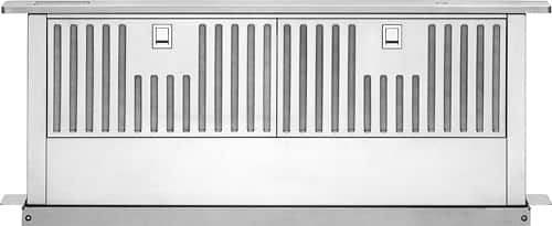 KitchenAid - 36 inches - Externally Vented & Recirculating - Telescopic Downdraft Range Hood - Stainless Steel