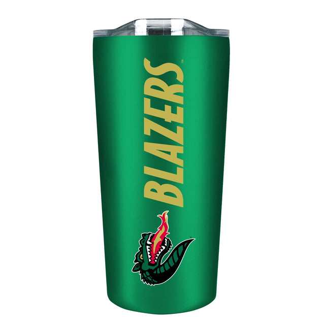Front. The Fanatic Group - UAB Blazers 18oz. Stainless Steel Soft Touch Tumbler - Multicolor.