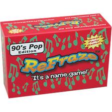 FORkPS Great Game! Party 90's Pop Edition TM ReFrazo game! "It's a name game!"