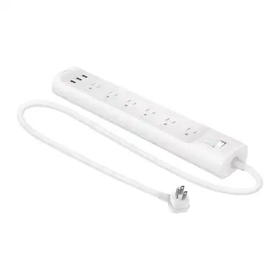 TP-Link - Tapo P316M Smart Power Strip with 6 Individually Controlled Smart Outlets & 3 USB Ports with Surge Protection