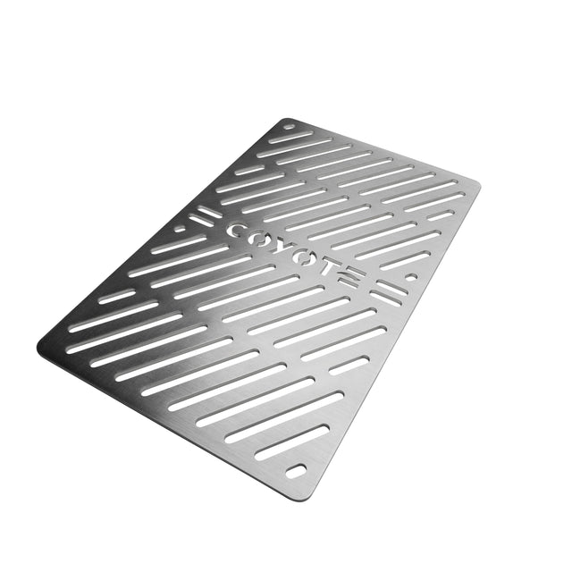 Front. Coyote Outdoor Living - Signature Poultry Grate For C3C30 - stainless steel.