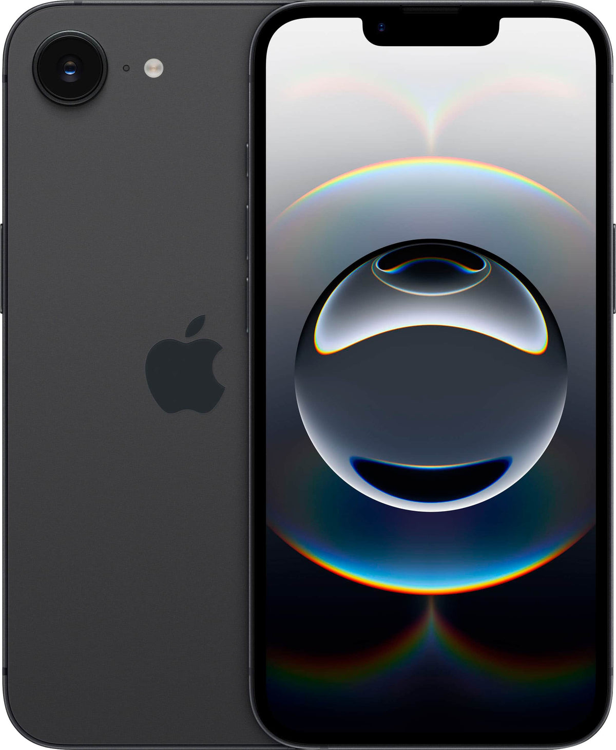 Apple - Refurbished Excellent - iPhone 16e 128GB - Apple Intelligence (Unlocked) - Black