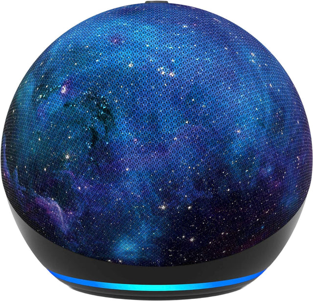 Front. Amazon - Echo Dot Kids with Alexa (newest model), Designed for kids, w/ parental controls, Includes 1 Year of Amazon Kids+ - Stardust.