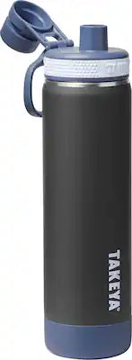 Takeya - Sport 22-oz. Soft-Touch Leakproof Water Bottle with Spout Lid