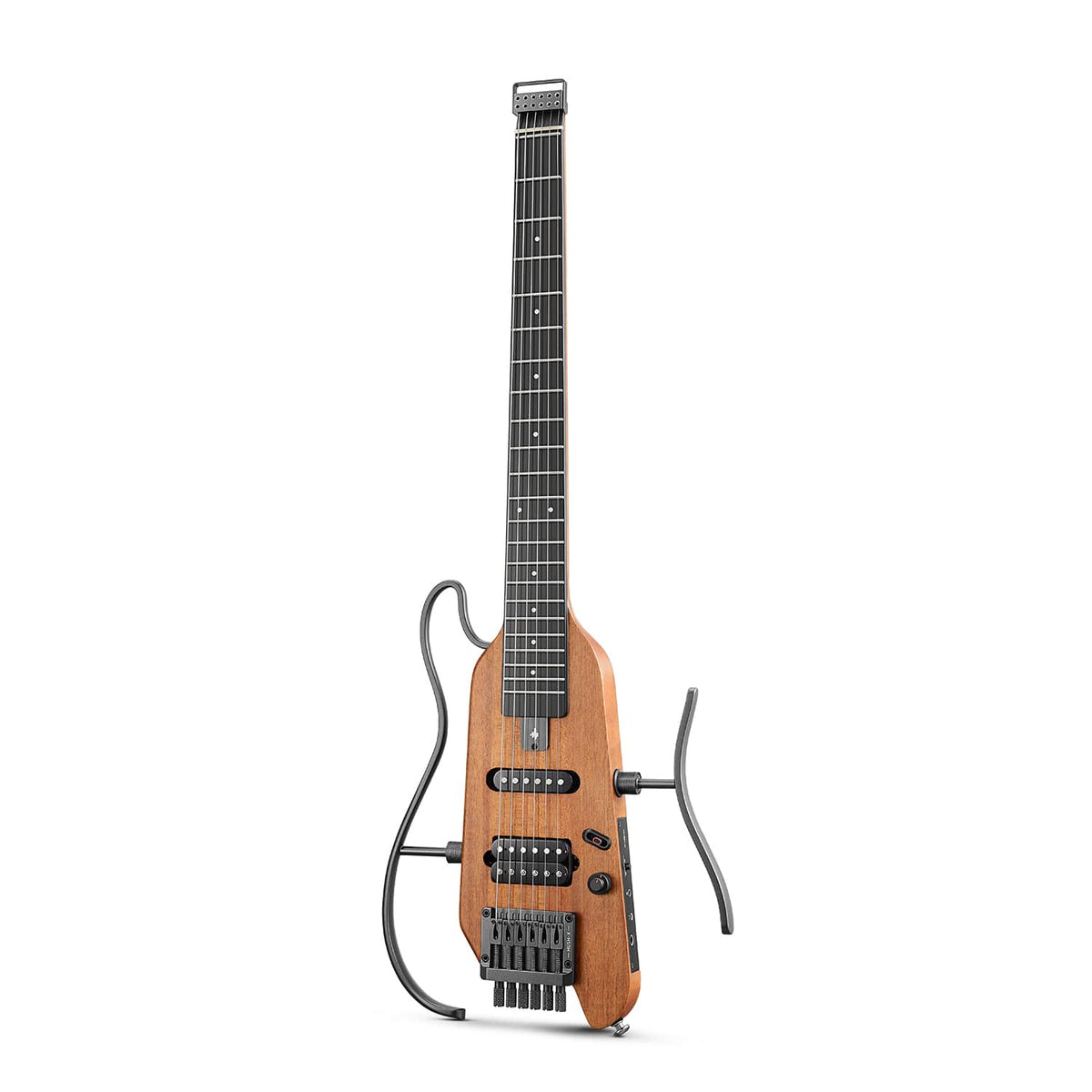 Donner music - Donner HUSH X Electric Guitar Kit for Travel - Natural