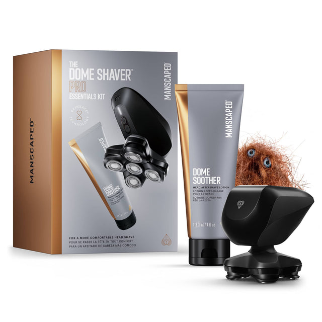 Manscaped The Dome Shaver Pro Essentials Kit

- Dome Soother Head After Shave Lotion
- For a more comfortable head shave
- 118.3 ml / 4 fl oz