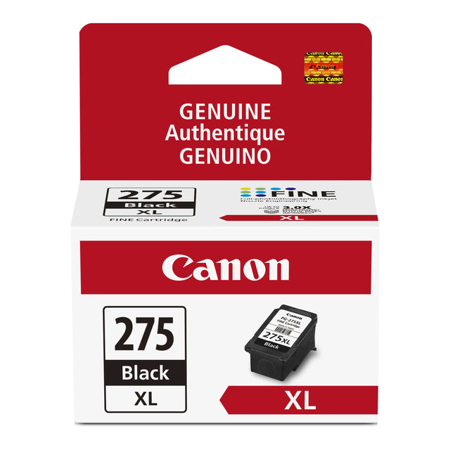 Canon Genuine Authentique GENUINO 275 Black XL FINE Cartridge  
Canon Canor GENUINE Authentique GENUINO 275 Black XL FINE  
Canon 275 Black XL PG-275X2  
Canon 275XL Black XL