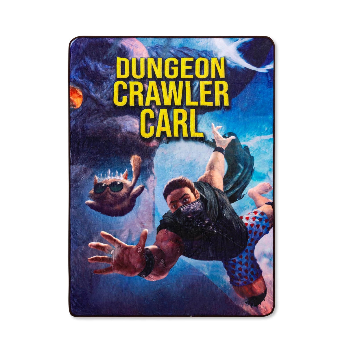 Surreal Entertainment - Dungeon Crawler Carl Fleece Throw Blanket | 45 x 60 Inches - Multi-Colored
