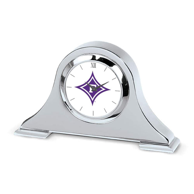 Front. Jardine - Silver Furman Paladins Logo Napoleon Desk Clock - Silver.