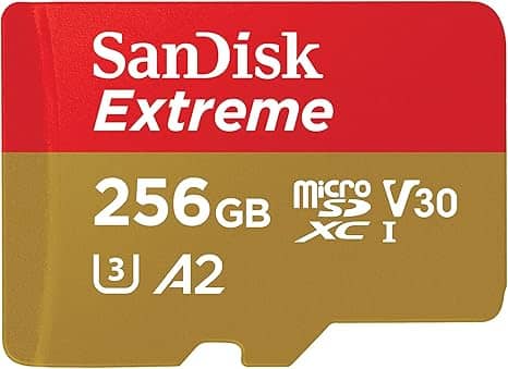 SanDisk Extreme 256GB microSDXC I V30 A2