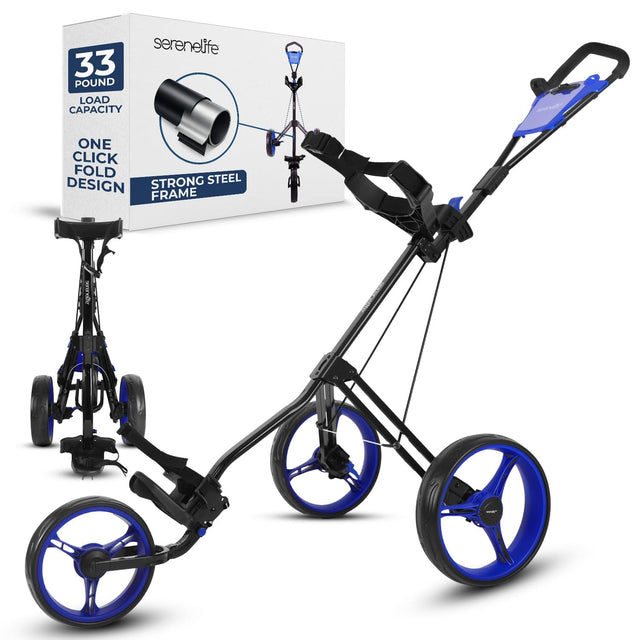 serenelife 33 POUND LOAD CAPACITY ONE CLICK FOLD STEEL DESIGN STRONG FRAME