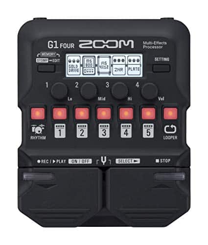 Zoom - G1 Four Guitar Multi-Effects Processor - Black