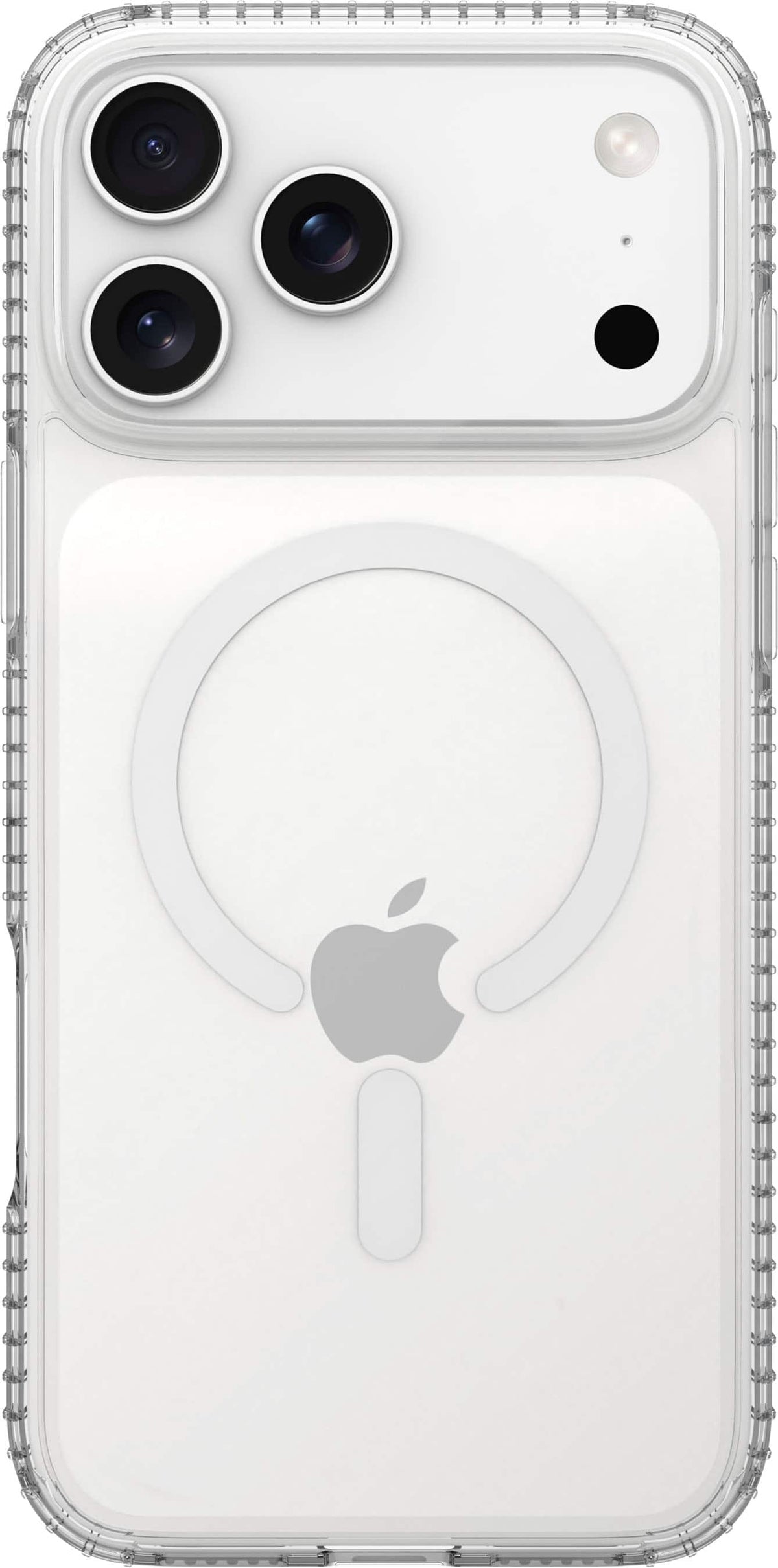 Insignia™ - Hard-Shell Case with MagSafe for Apple iPhone 17 Pro Max - Clear