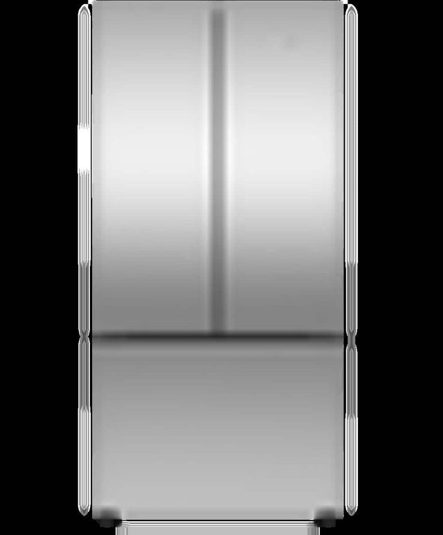 Front. Fisher & Paykel - 32 in. Wide 18 cu. Ft. Smart French Door Refrigerator with Ice - Stainless Steel.