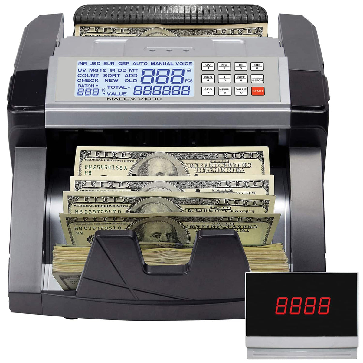 Nadex Coins - V1800 Money Counter and Counterfeit Detector