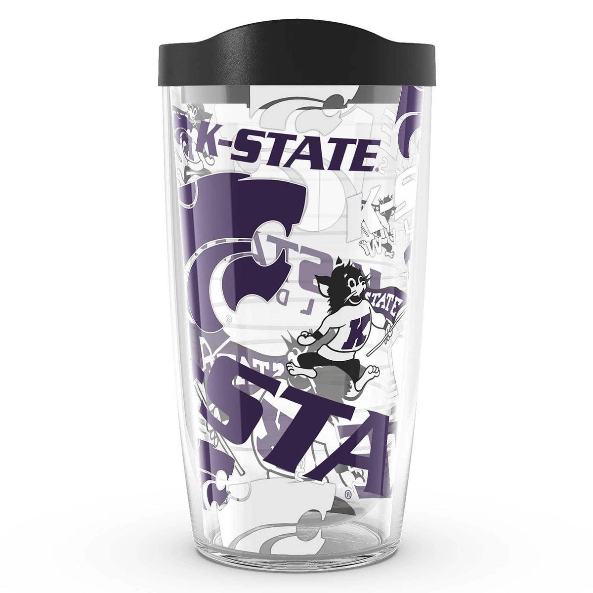 Tervis - Kansas State Wildcats 16oz. Allover Classic Tumbler - Multicolor