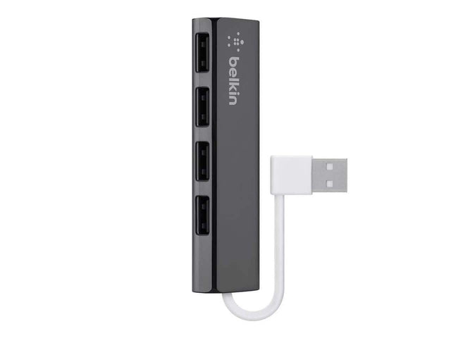 Front. Belkin - Belkin Ultra-Slim 4-port USB Hub.