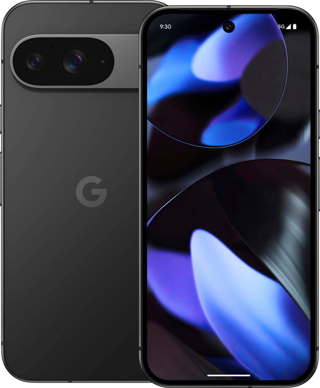 Front. Google - Pixel 9 128GB (Unlocked) - Obsidian.