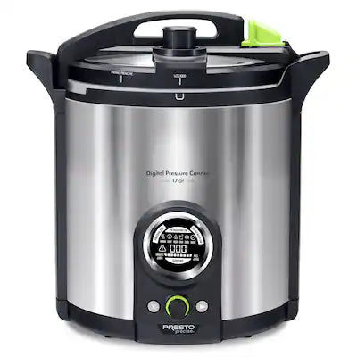 Presto - Precise 02152 17 Qt Electric Pressure Canner, Stainless Steel